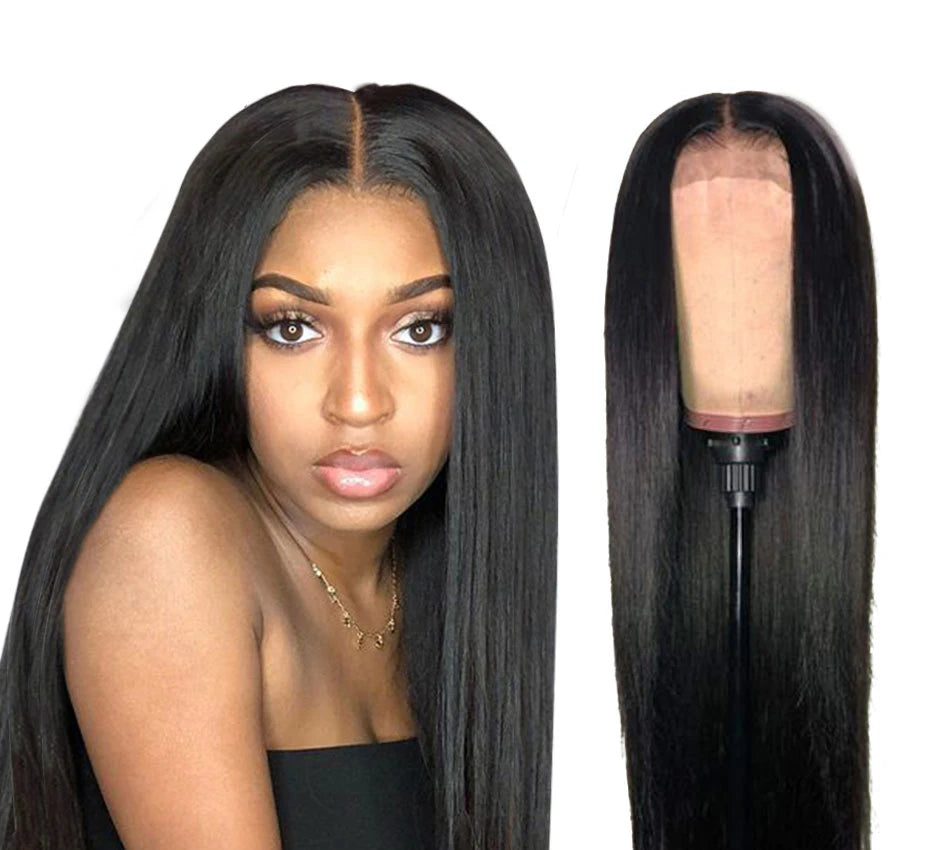 ISEE HAIR 13x6 HD Lace Frontal Wigs Human Hair Straight Full Lace Front Wigs For Women Pre-plucked Transparent Lace Wigs On Sale
