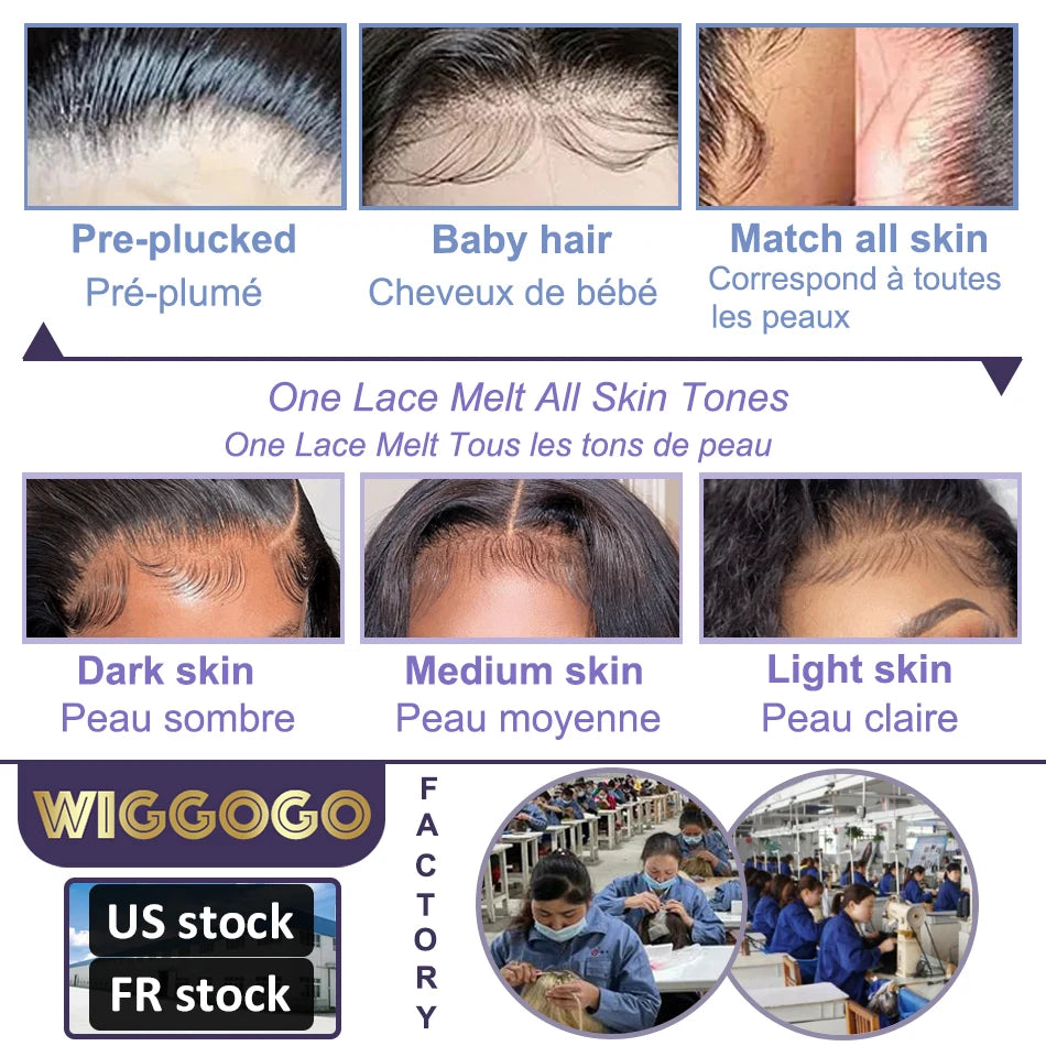 Wiggogo Curly Colored Highlight Wig Human Hair Deep Wave 13X6 Hd Lace Frontal Wig 13X4 4/27 Ombre Brown Blonde Lace Front Wigs