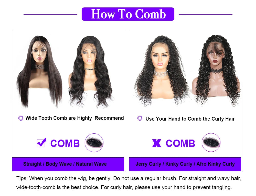 13×6 HD Lace Frontal Wig Afro Bouncy Curly 450 Density Glueless Wig Human Hair 16-36 Inch 360 HD Transparent Lace Wig Human Hair