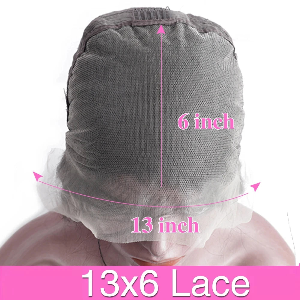 200 Density Body Wave 13x4 HD Transparent Lace Front 100% Human Hair Wig Black 13x6 Lace Frontal Wigs 32 34 36 Inches Preplucked