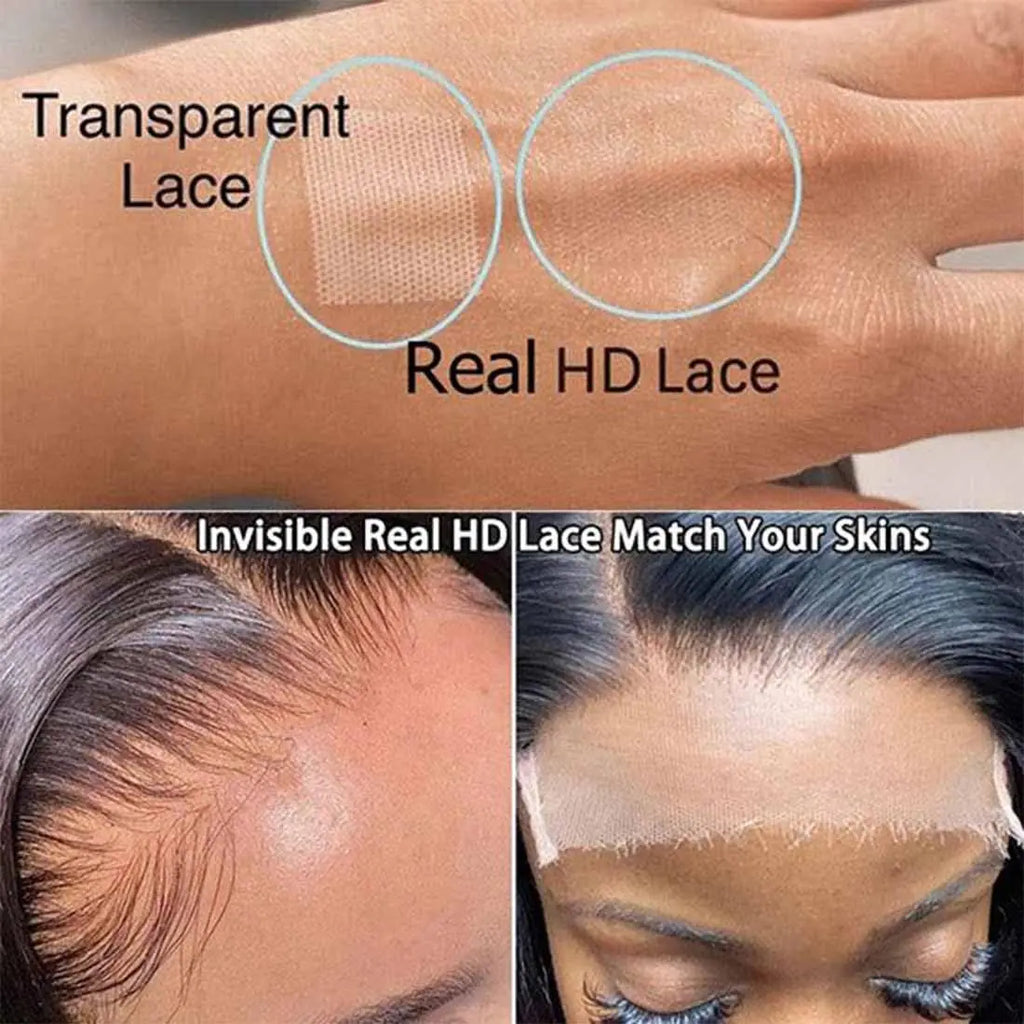 13×6 HD Lace Frontal Wig Afro Bouncy Curly 450 Density Glueless Wig Human Hair 16-36 Inch 360 HD Transparent Lace Wig Human Hair
