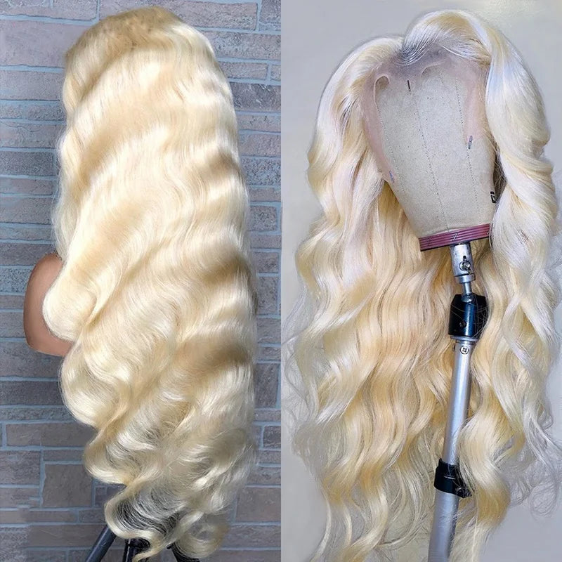 360 Lace Frontal Wig 613 Blonde 13x4 13x6 Body Wave Lace Front Wig Preplucked Brazilian Lace Front Human Hair Wigs 30 32 46 Inch
