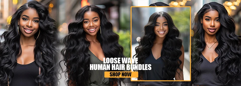 Beaufox Loose Wave Bundles 100% Human Hair Bundles Indian Hair Weave 1/3/4 Bundles Deal Human Hair Virgin Human Hair Extensions