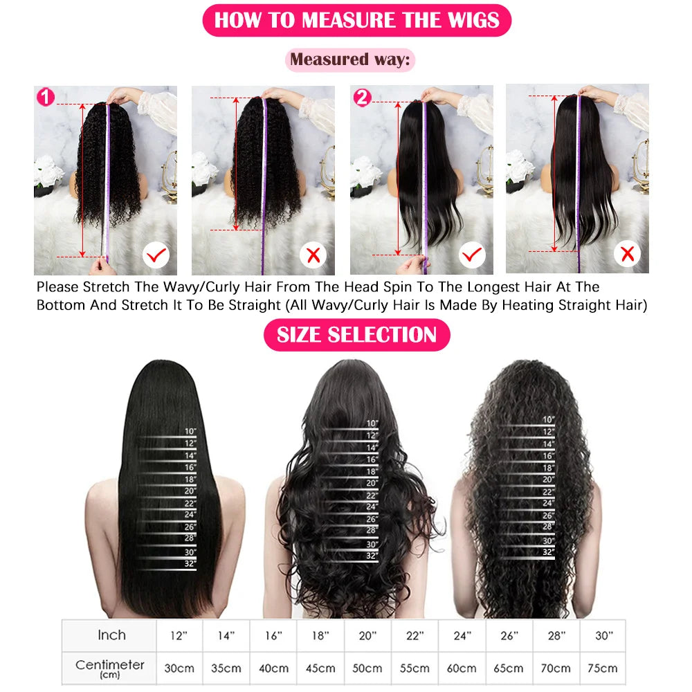 40 42 Inch Straight Lace Front Wigs Human Hair 360 Full Lace Wigs For Women Brazilian Pre Plucked 13x4 13x6 Hd Lace Frontal Wig