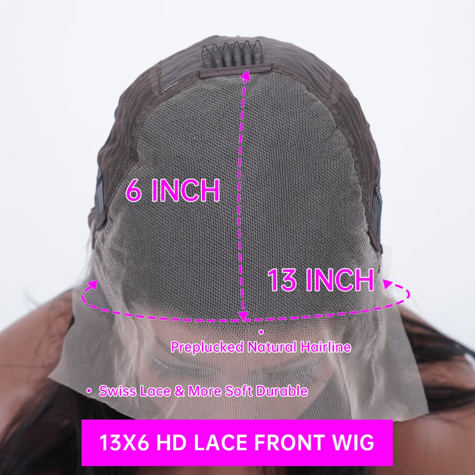 220 Density 30 40 Inch Loose Deep Wave Lace Frontal Wig 13x6 Hd Curly Human Hair Wigs 360 Water Wave Pre plucked Lace Front Wig