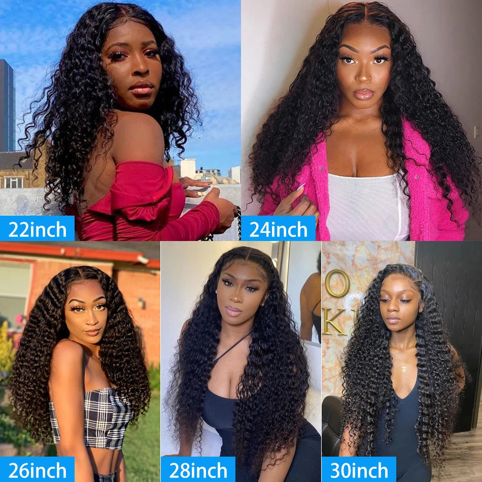 Water Wave Lace Front Wig Hd Lace Frontal Brazilian Wigs For Women Human Hair 13x4 Deep Wave Lace Frontal Wig Lace Closure Wig