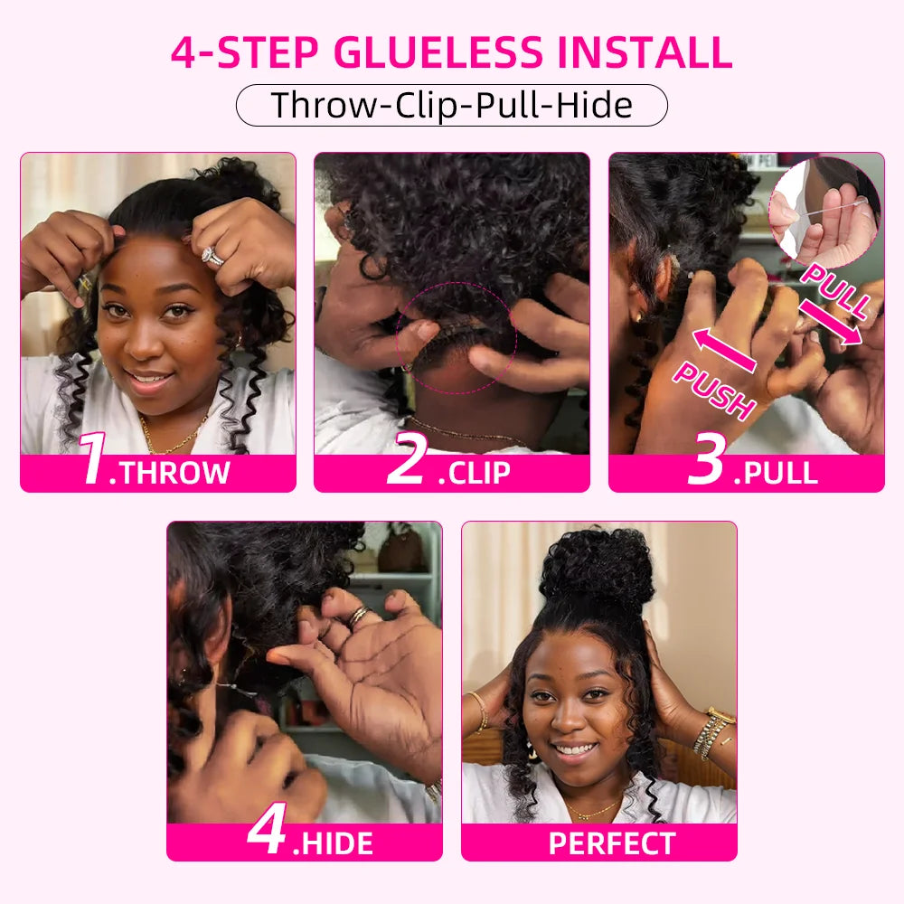 Hidden Strap Body Wave 360 HD Full Lace Front Wigs Human Hair Pre Plucked 12A Glueless Brazilian Virgin Wig With Drawstring