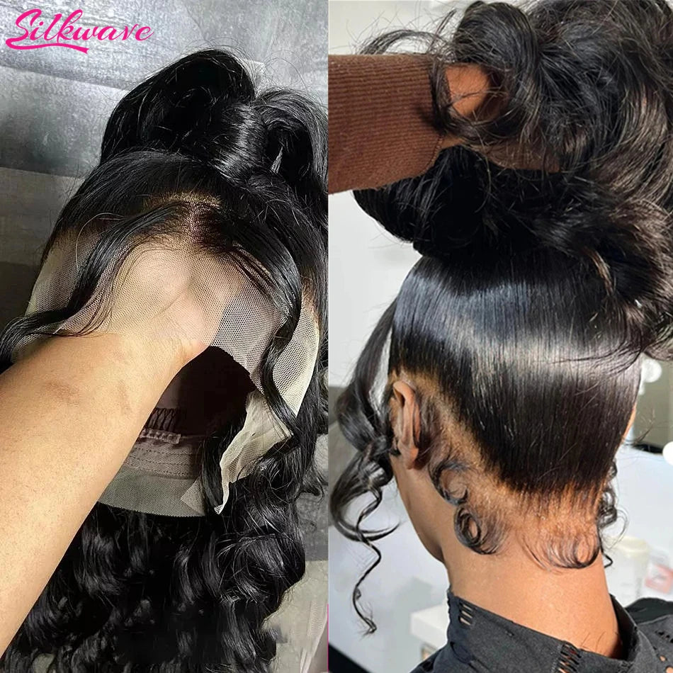 360 Full Lace Wigs 100% Human Hair Pre Plucked Body Wave 13x6 Hd Lace Frontal Wig Brazilian Hair For Black Women 200 Density