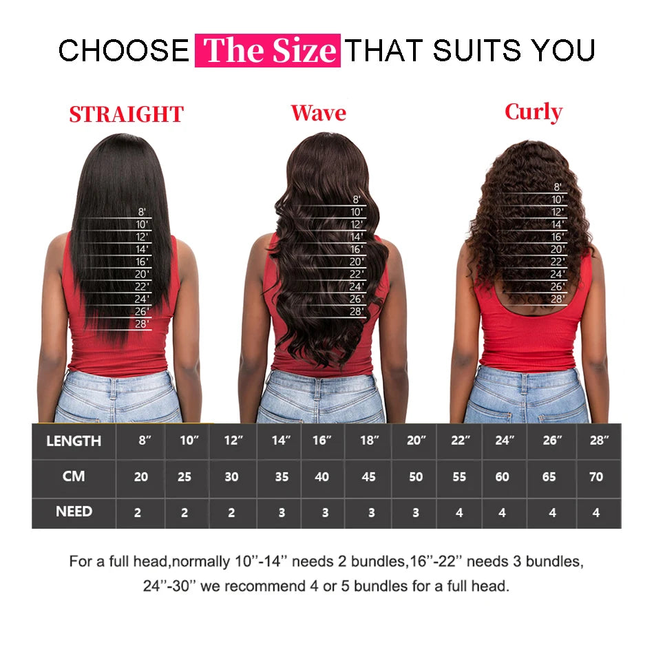 Body Wave Human Hair Wigs For Women 34 Inch 3 In 1 Drawstring half wigs human hair curly wigs black wigs 100% human