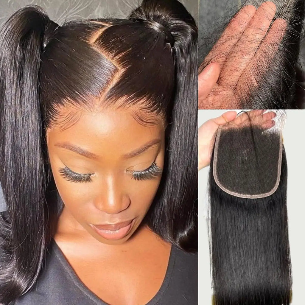 V Beauty HD 13x6 13x4 Lace Frontal Straight Pre Plucked Transparet 2x6 5x5 Full Closure Only Vietnamese Raw Human Hair