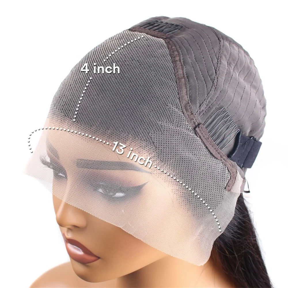 Water Wave Lace Front Wig Hd Lace Frontal Brazilian Wigs For Women Human Hair 13x4 Deep Wave Lace Frontal Wig Lace Closure Wig