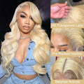 40 44 Inch Raw Wet And Wavy HD Lace Frontal Wig 13x4 13x6 200Density Black Pre Plucked Body Wave Lace Front 100% Human Hair Wigs