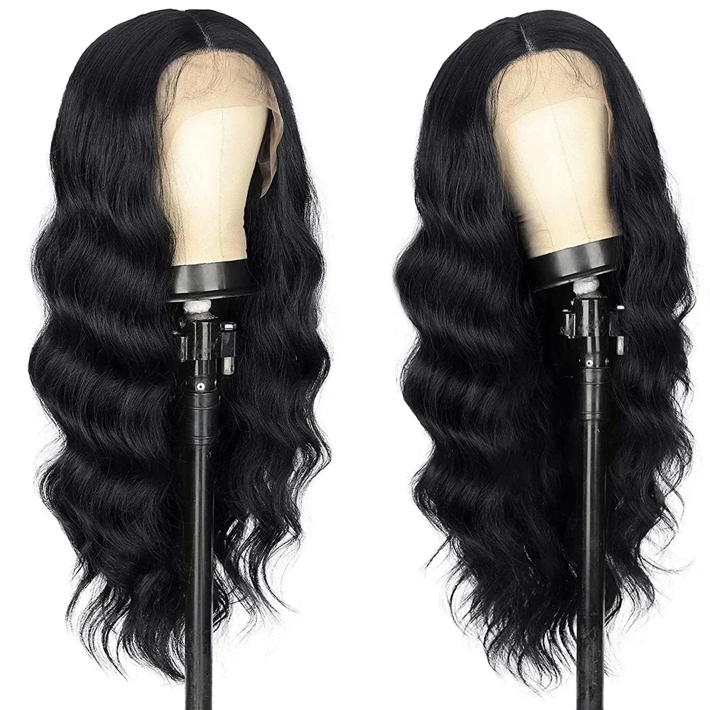 200 Density 13X6 Chocolate Brown Body Wave Lace Front Wigs 13x4 HD Transparent Lace Front Wigs For Women Auburn Brown Colored