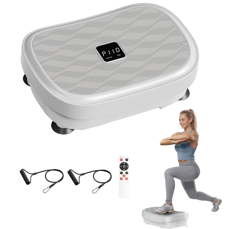 FEIERDUN Vibration Plate Exercise Machine for Weight Loss & Lymphatic Drainage Machine-Full Body Workout Platform with 330lbs Capacity, Quiet Shaking Technology, Portable Design for Home Gym, Muscle Toning & Burner, Vibration